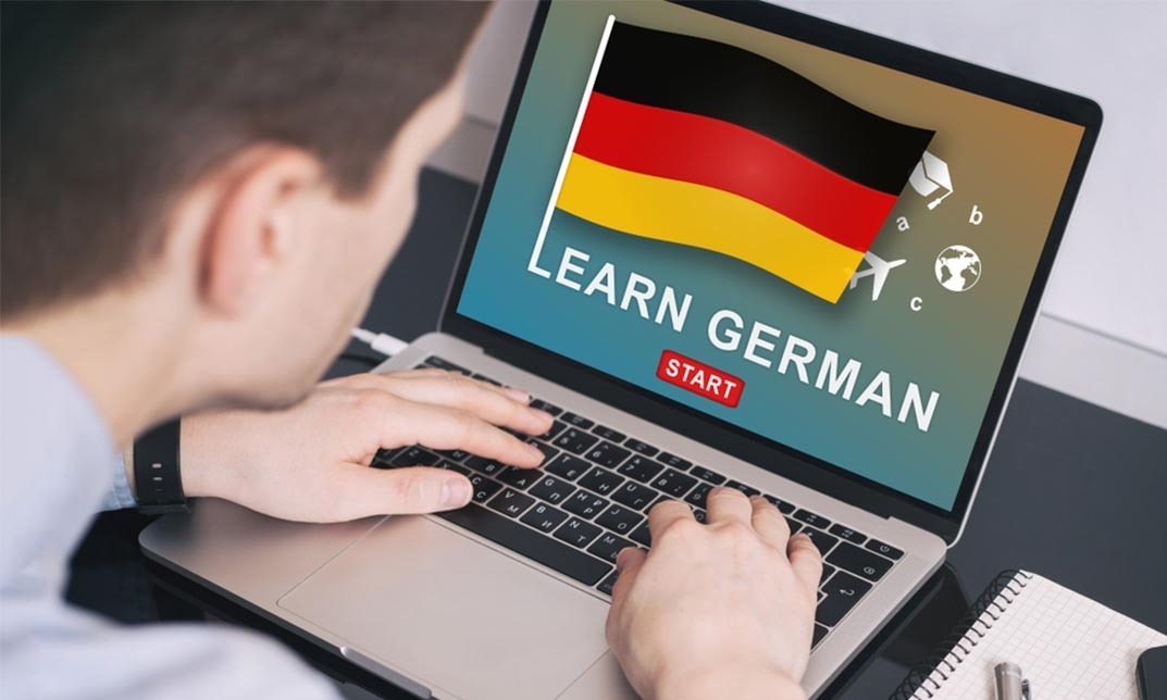 German lesson — online